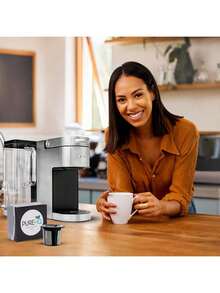 EstiloTendenciaPureHQ - Tazas Reutilizables K Para  , K  Plus, K Slim, K-Brew Chill, K Duo Hot And Iced Gen 2 - Kcup Recargable Para Cafetera  - Filtro De CáPsulas De Café MultiStream -Calidad PremiumVersióN Mejorada