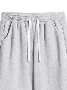 男士宽松保暖休闲运动裤，黑色，秋冬