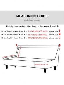 Armless Sofa Bed Cover, Elastic All Inclusive Polyester Fiber Sofa Cover, Knitted Milk Silk, Suitable For All Seasons - Dark Grey - View 3