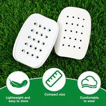 1 Pair Mini Football Training Shin Guards, Match Training Pads - Reusable, Comfortable Wear, Durable - Multicolor - View 3