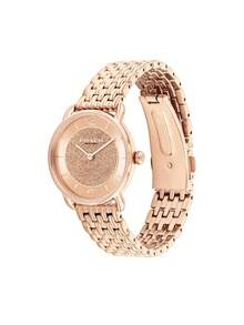 Coach ELLIOT Meticulously Crafted Quartz Timepiece Featuring A Dynamic Sunburst Dial - Rose Gold - View 3
