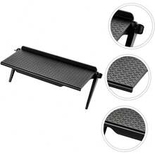 Soporte para Decodificador de TV Negro Grande Estante Organizador para Monitor y Pantalla Soporte Ergonómico para Oficina y Hogar Mejora Postura y Alivia Fatiga Visual - 1 - Ver 6