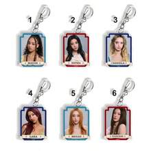 KATSEYE周边商品 - MANON吊坠、MEGAN包包挂饰、DANIELA钥匙扣