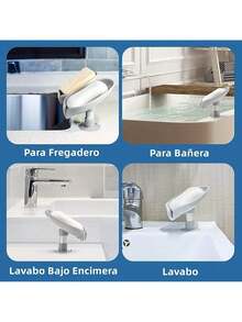 EstiloSummala Jabonera,Jaboneras para Baño,Jaboneras Autodrenante de 2 Piezas,Soporte para Barra de Jabón,Estuche Jabonera de Viaje con Ventosa para Baño,Ducha, Cocina, Fregadero, Bañera(Gris)Versión mejorada - gris - Ver 5