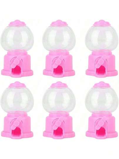 EstiloDispensador De Dulces De 6 Piezas, Mini Forma Linda Caja De Almacenamiento De Dulces Dispensador De MáQuina De Dulces Para NiñOs Para La Boda DíA De Los NiñOs Baby ShowerVersióN Mejorada