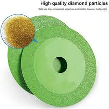 Glass Cutting Disc, Ceramic Tile Saw Blade, Angle Grinder Cutting Disc, Trimming And Chamfering Cutter, Tile Slotter, Multi-Purpose Steel Saw Blade, Suitable For Tiles, Bottles And Composite Flooring, Glass Cutting Tool