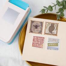 1-Inch/1.5-Inch Square Stamp Punch, Large Square Stamp Punch, Lever-Style Paper Punch, For Crafting, Stamp Punching, Square Paper Punching, Suitable For DIY Scrapbooking - Multicolor - View 11