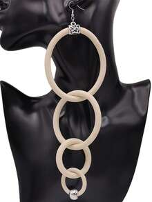MARLIWOO 1 Pair Unique Gothic Style Fashion Punk Earrings, Earrings For Women - Multicolor - View 10