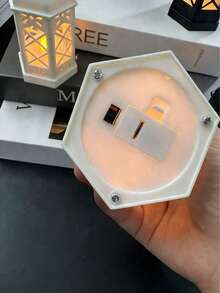 12 PCS Mini Lanterns, Small Candle Lanterns Decorations - White - View 5