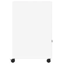 vidaXL Support d'imprimante avec roulettes blanc 60x48x74 cm - Blanc - View 7