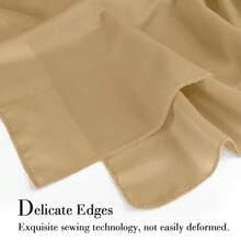 P Pothuiny Women Chiffon Sheer Shawl Wraps For Evening Dresses, 79inchx24inch Lightweight Soft Chiffon Scarfs Wedding Party Bridal,79inchx24inch,Camel - 駝色 - 查看 7