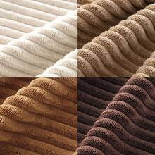 [Free Shipping]MIULEE Boho Farmhouse Throw Pillow Covers 18x18 Inch Set Of 4 Rustic Mordern Neutral Cushion Covers Soft Corduroy Nordic Home Decor For Couch Bed Sofa Living Room Brown - 棕色,18英寸x18英寸,4件裝 - 查看 4