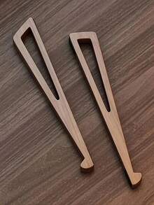 Portable Foldable Wooden Laptop Stand - Ergonomic Adjustable Angle (12°), With Ventilation, Triangular Wooden Tray Suitable For Tablets And Mini Laptops, Compact Design, Natural Surface - Multicolor - View 12