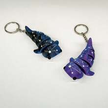 3D Printed Shark Keychain - Realistic Shark Design With Key Chain-Lightweight Whale Shark Bag Charm Key Ring For Everyday Halloween Christmas Gifts Oceanic Whale Shark Decor Accessory Ornaments Bag Hanging For Backpacks, Phones, Cars - No Power Needed, Shark Decor - 彩色 - 查看 6