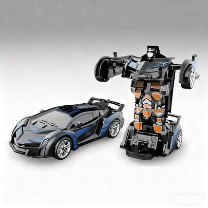 Nuevo juguete robot transformable de 4 en 1 para 2025 - Coche creativo e interesante que se transforma a modo robot, competencia de batalla, interacción de entretenimiento, regalo de cumpleaños, regalo de Pascua, regalo festivo, regalo perfecto