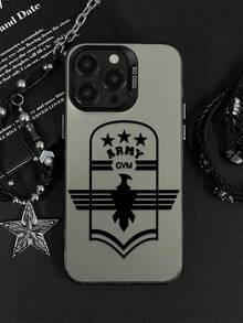 Military Style Phone Case - Army Gym Eagle Logo, Ideal Gift For Fitness Enthusiasts & Men Who Love Strength & Discipline, Compatible With IPhone 16, 16 Plus, 16 Pro Max, 16E, 16 Pro, 15, 15 Plus, 15 Pro Max, 15 Pro, 14, 14 Plus, 14 Pro Max, 14 Pro, 13, 13 Pro, And Galaxy A05, A05S, A06, A14, A15, A16, A32 4G, A33 5G, A34, A35, A52, A52 5G, As Well As Redmi, OPPO, And VIVO Devices - Multicolor - View 1
