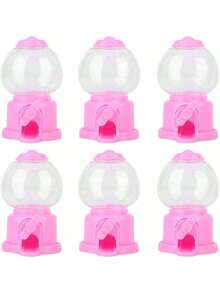 EstiloDispensador De Dulces De 6 Piezas, Mini Forma Linda Caja De Almacenamiento De Dulces Dispensador De MáQuina De Dulces Para NiñOs Para La Boda DíA De Los NiñOs Baby ShowerVersióN Mejorada - 1 - Ver 2