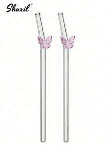 shoxil 1pc Pink Bow Cold Drink Cup, Matcha Cup, Heat-Resistant Coffee Cup, High Borosilicate Glass Cup, Vertical Grain Cup, Tea Making Water Cup - Cup - View 14