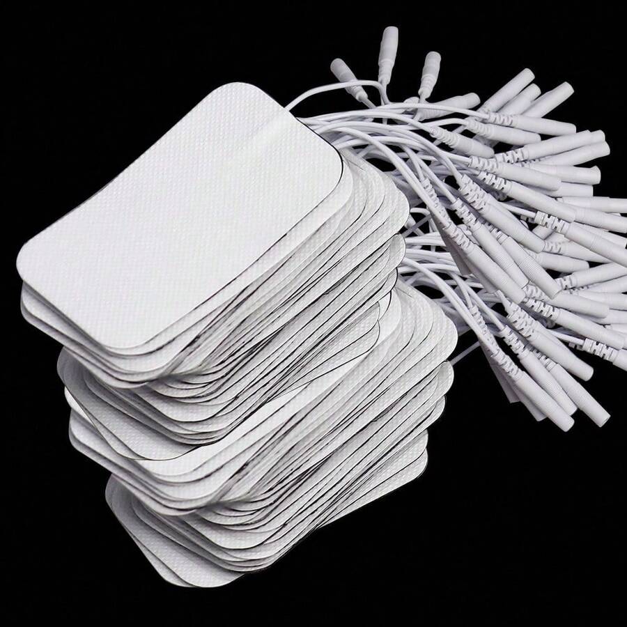 10/20/50pcs EMS Massage Electrode Pads, TENS Unit, 5x9cm/6x9cm Body Massage Patches, 2mm Connector Pads