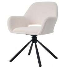Dining Chairs - White + Sherpa-1 - View 8
