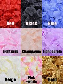 1000片人造丝玫瑰花瓣，适用于婚礼、红色玫瑰花瓣、玫瑰花瓣装饰、永生玫瑰花瓣、求婚玫瑰花瓣、浪漫婚礼装饰（适合情侣和新婚夫妇）、礼盒填充物、浪漫烛光走道装饰、婚礼走道花瓣、婚礼装饰、派对花瓣、烛光派对玫瑰 - 米色 - 查看 9