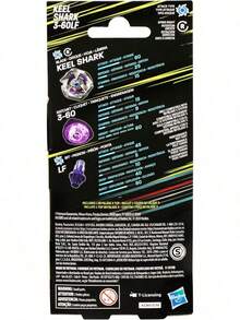 EstiloTendenciaBeyblade X Keel Shark 3-60LF - Paquete De Refuerzo Con Tapa Giratoria Derecha Tipo Ataque; Juguetes De Combate Para NiñOs Y NiñAs De 8 AñOsCalidad PremiumVersióN Mejorada - Tiburón de hueso de dragón - Ver 10