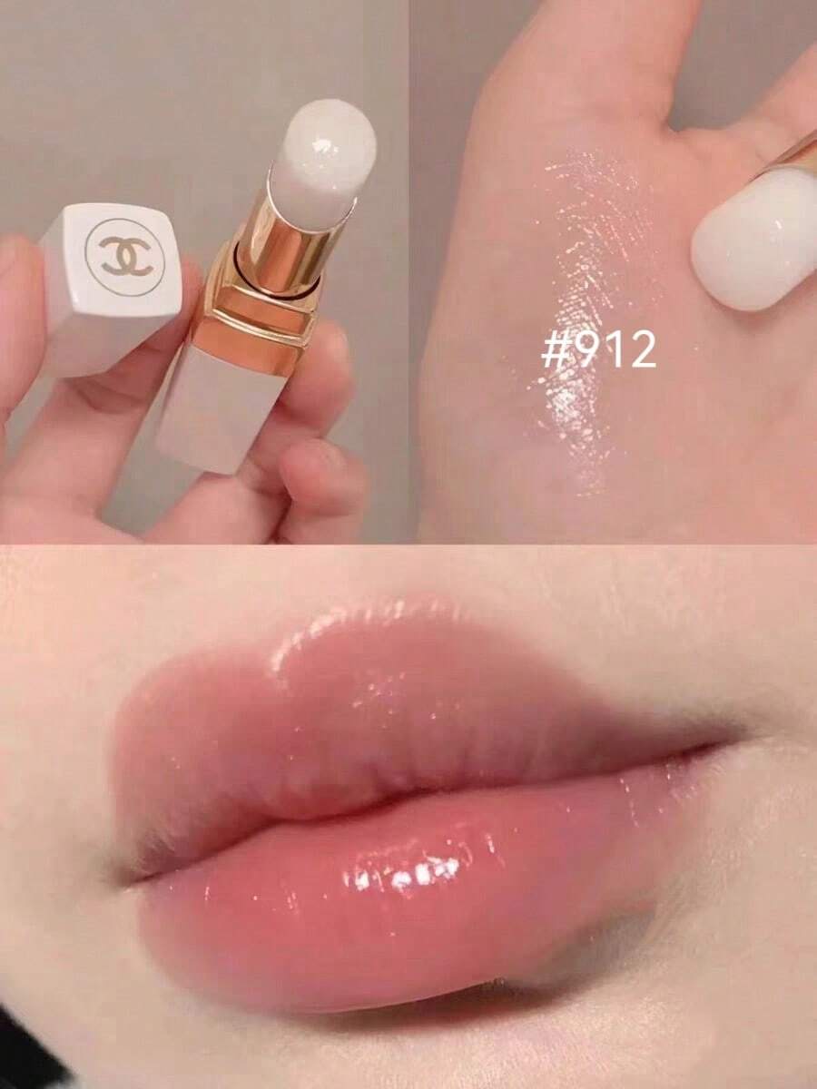 CHANEL 1.5g/0.05oz Cocoa Lip Balm - Satin Finish #912 - Dreamy White, Travel Size - #912 Transparent - View 1