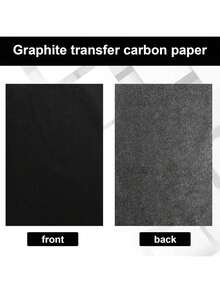 EstiloPapel Carbón para Superficie de Madera Y Papel (29 * 20cm, 100Pz Negro)Versión mejorada - 100 piezas negras - Ver 3