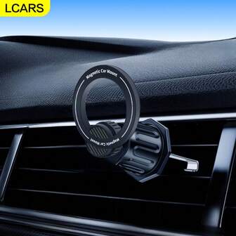  ที่วางโทรศัพท์ในรถยนต์แม่เหล็ก LCARS ติดช่องระบายอากาศในรถยนต์, เหมาะกับช่องระบายอากาศ AC ในรถยนต์, หมุนและปรับได้ 360°, โหมดแนวนอน/แนวตั้ง, ใช้งานด้วยมือเดียว