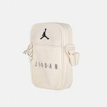 Jordan 男女通用休闲多功能户外运动斜挎包 JD2613034AD-001 - 米色 - 查看 2