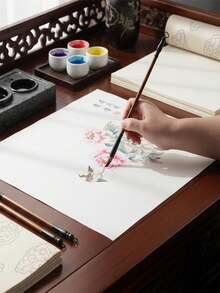 3pcs Of Beginner Wolf-Hair Brush Calligraphy, Four Treasures Of The Study, Three Sets Of Brushes For Large, Medium And Small Regular Script, Writing Regular Script, Running Script, Large Characters And Couplets