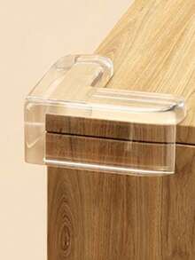 4/12/16pcs Silicone Furniture Corner Guards, Transparent Soft Edge Protectors, Corner Bumpers, Best Clear Table Corner Protection Pads, Protect Furniture & Cabinets From Sharp Edges - Clear - View 10