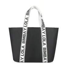 Women's Nylon Handbag, Large Shoulder Bag With Multiple Pockets, Casual Tote Bag With Zipper For Work, Travel And College - 白色 - 查看 1