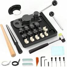 Ring Bending Tool, Ring Bender With Nylon Dies Ring Making Tool, Ring Measurement Tool, Multi-Functional Ring Earring Bending Tool Jewelry Making Tool - Multicolor - View 1