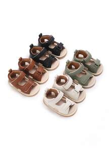 Summer Infant Sandals, Comfortable Toddler Boys Fashion Breathable Slippers, 0-1 Years Old - Green - View 1