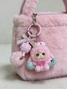 新款可爱大耳朵心形钥匙扣，时尚卡通配饰包包挂饰，钥匙圈（精美独立包装） - 彩色 - 查看 16