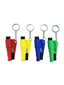 2026 New 3-In-1 Window Breaker Keychain - A Multi-Functional Emergency Tool That Combines A Window Breaker, Seatbelt Cutter, And Survival Whistle, Allowing You To Easily Master Key Vehicle Rescue Capabilities!