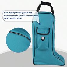 Bolsa para botas para proteger botas de montar para espectáculos, competición, viajes, duradera - Camel - Ver 3