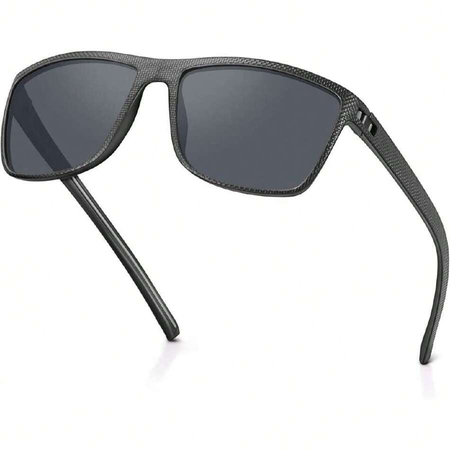 Gafas De Sol Polarizadas Para Hombre Y Mujer Diseño Retro Clásico También Moda Con Protección UV400 Ligeras Duraderas Se Entregan Un Estuche Completo,37282430 - Beis - Ver 1
