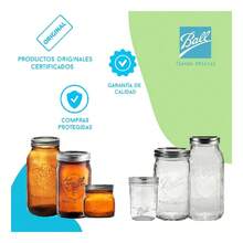 Tendencia3pz Frasco Mason Jars Ball Vidrio Boca Regular 32oz OriginalCalidad premium - 1 - Ver 9