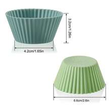 Tendencia24 Moldes Para Cupcakes O Muffins Reutilizable De SiliconaCalidad premium - 1 - Ver 4