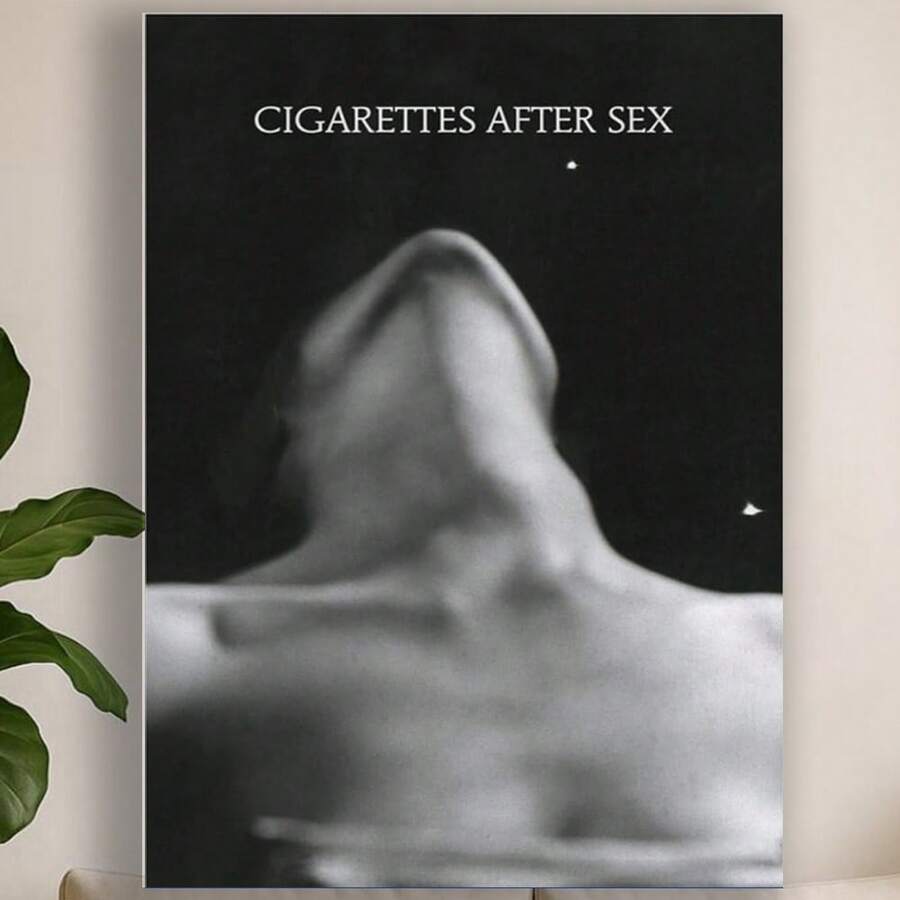 Framed  Cigarettes After  Poster Album Cover Posters For Room Aesthetic Canvas Wall Art Bedroom Decor Valentine's Day For Living Room, Bedroom, Kitchen,Restroom Decoration - Framed(框架) - 查看 1