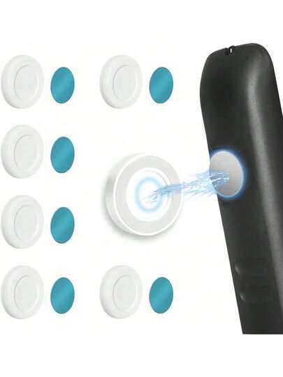 EstiloTendencia6 Piezas Soporte MagnéTico Para Control Remoto, Soporte ExtraíBle Autoadhesivo, No Requiere PerforacióN, Acceso Gratuito De 360 °   , Apto Para Almacenar Controles Remotos, Enrutadores, LlavesCalidad PremiumVersióN Mejorada