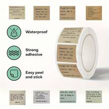 500pcs Motivational Sticker Pack, Vinyl Stickers Suitable For Laptop, Bumper, Skateboard, Water Bottle, Computer And Phone