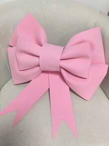1个超大粉色蝴蝶结，EVA材质，婚礼装饰，尺寸30/50厘米，适用于生日派对装饰、婴儿派对、花园装饰、室内装饰、厨房装饰、节日庆典和特殊场合。 - 彩色 - 查看 4