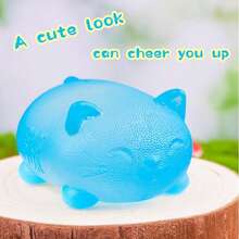 1/2/4pcs Malt Sugar Cool Cat - Sensory Squeeze Toys - Stress Relief Toys, Gift Box Filler, Birthday Gift, Classroom Reward Treasure Box Toys, Christmas Stocking Stuffers, Gifts For Boys Girls, Cute Children Party Favors - Random Color - Multicolor - View 6