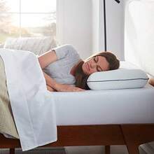 Weekender - Almohada de Memory Foam con Gel Refrescante - Firmeza Suave Media - Soporte para Cuello y Hombros - Para Dormir de Lado Boca Arriba o Boca Abajo - Funda Lavable - Tamaño Estandar - Azul - Ver 5