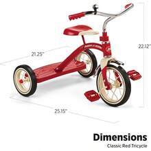 Kids ScootersRadio Flyer 10 Red Classic Tricycle - como en la foto - Ver 3