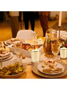 EstiloSet De 6 Candelabro Portavelas De Vidrio Para La Fiesta De Bodas,Soporte Para Portavelas Para Velas,Portavelas Para DecoracióN De Mesa,Cenas RomáNticas,Compromisos,Aniversarios-Dorado (Size B)VersióN Mejorada - 1 - Ver 6