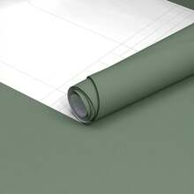 1 Roll Solid Dark Gray Removable Wallpaper, Self-Adhesive Contact Paper For Cabinet Background, Wall, Tabletop, Shelf, Waterproof & Oil-Resistant Thick Vinyl Decorative Paper - Green - View 12